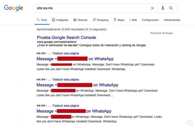 Whatsapp Google