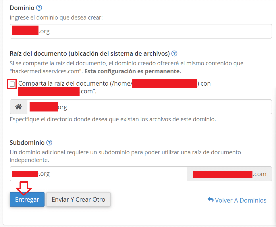 Hosting compartido